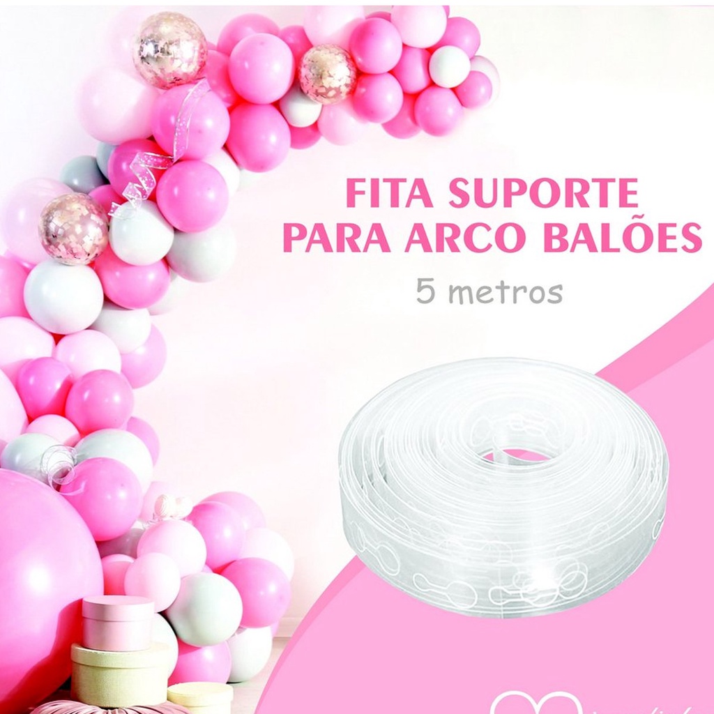 FITA PARA BALÃO ARCO DE FESTA BEXIGA desconstruído 5M | Shopee Brasil
