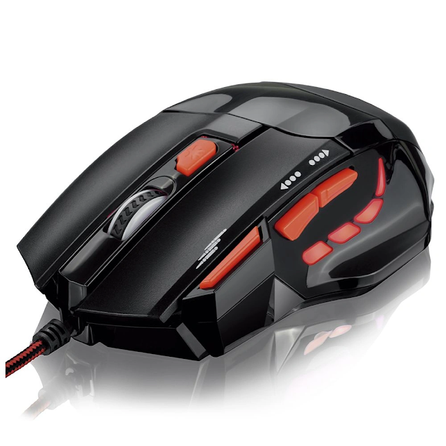 Mouse Multilaser Gamer Fire Button 7 Botões 2400 Dpi Mo236 | Shopee Brasil
