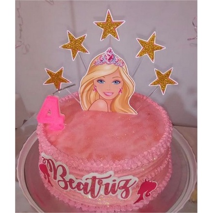 Torta Barbie Princesa  Bolo de aniversário da princesa, Bolos de