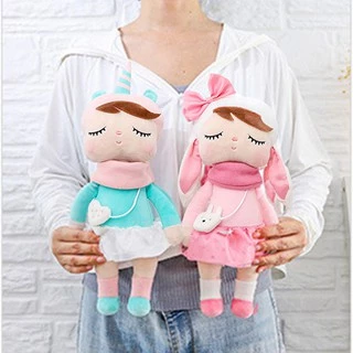 Boneca De Pelúcia Angela Com Coelho De Pelúcia De 33cm Metoo Mais Novo Da Floresta