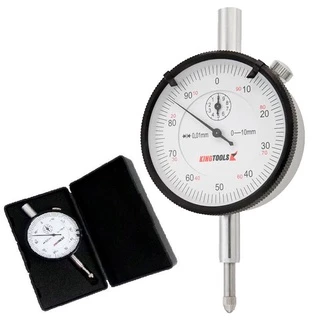 Relógio Comparador 0-10mm Graduação 0,01mm Mostrador Continuo KINGTOOLS em Oferta na Shopee