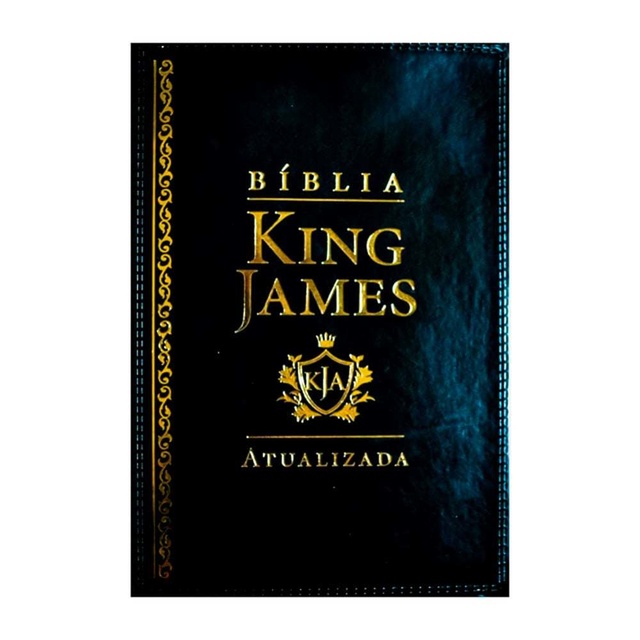 Bíblia de Estudo King James Atualizada Letra Grande Preta | Shopee Brasil