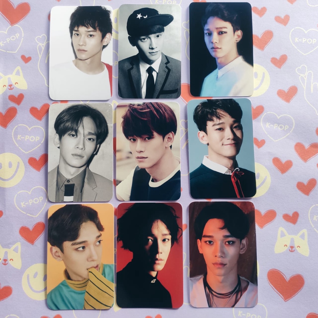 Photocard Chen EXO 10TH ANNIVERSARY Repackage Photocard Set