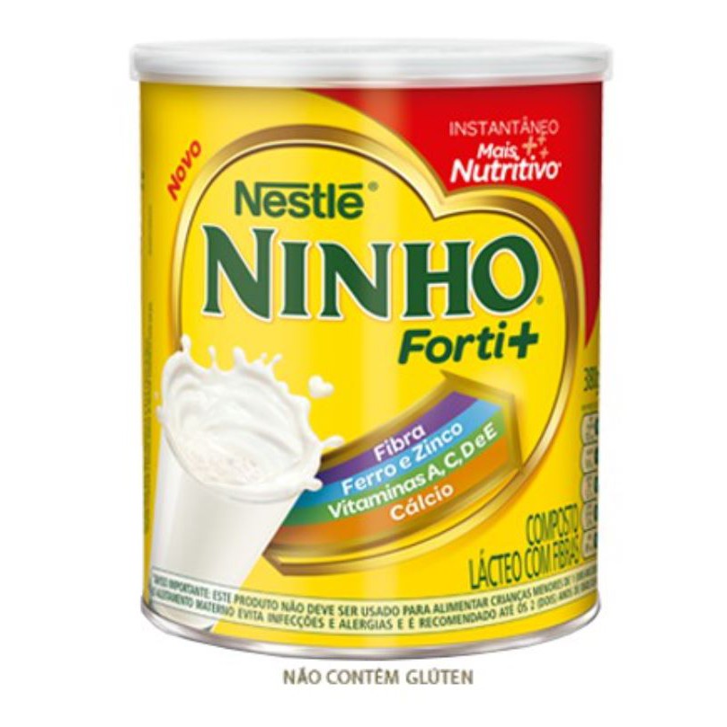 Leite Ninho Forti+ Lata Grande Qualidade Nestle | Shopee Brasil
