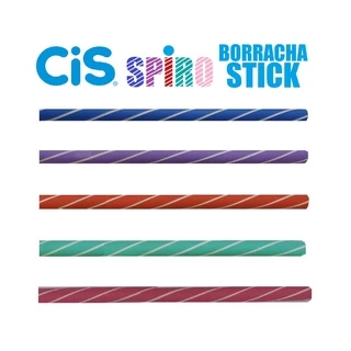 Borracha Cis Spiro Stick - Kit Com 5 cores Lançamento