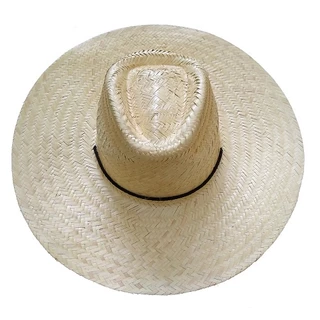 1 Chapéu de Palha Australiano Sombreiro Praia / Surf P/ Personalizar C/ Cordão