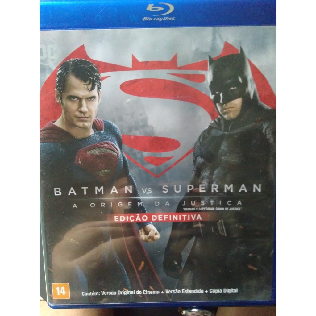 Bluray Batman vs Superman Shopee Brasil