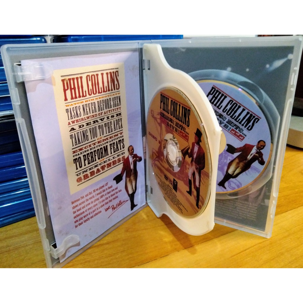 DVD Original Phil Collins Serious Hits Live in Berlin   Shopee Brasil