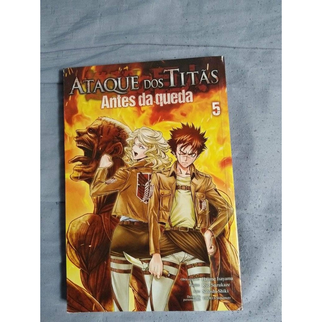 Mangá Ataque Dos Titãs Shingeki No Kyojin Antes Da Queda 5 Lacrado