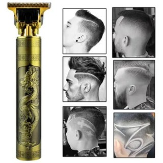 Maquina de Cortar Cabelo Aparador De Pelos Elétrico Recarregável Profissional Dragao Trimmer Perfect Barber Ultra barber