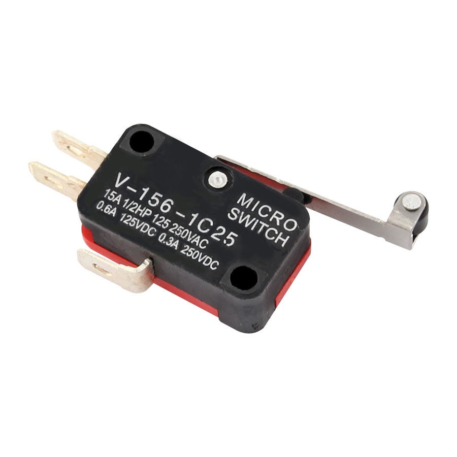 Chave Fim De Curso V-156-1C25 15A Micro Switch Com Rolete | Shopee