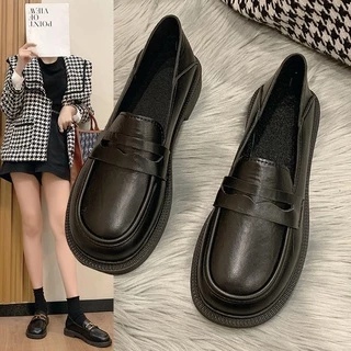 Três Sapatos de Sapatilhas Cadeia Feminina Estudantes do Ensino Médio Flat Lazy Loafers