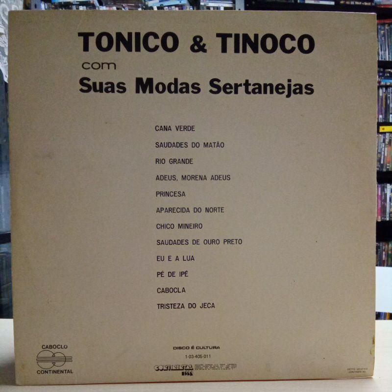 tonico e tinoco com suas modas sertanejas LP