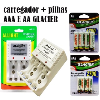 Carregador de Pilhas (AA, AAA) + 4 Pilhas AA 2500MAH CEF14BR4