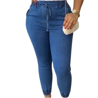 Calça jeans com elastico na best sale perna feminina