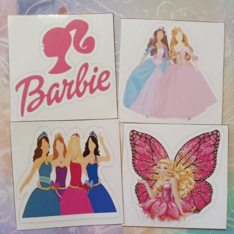 Barbie Escola de Princesas Tag Adesivo