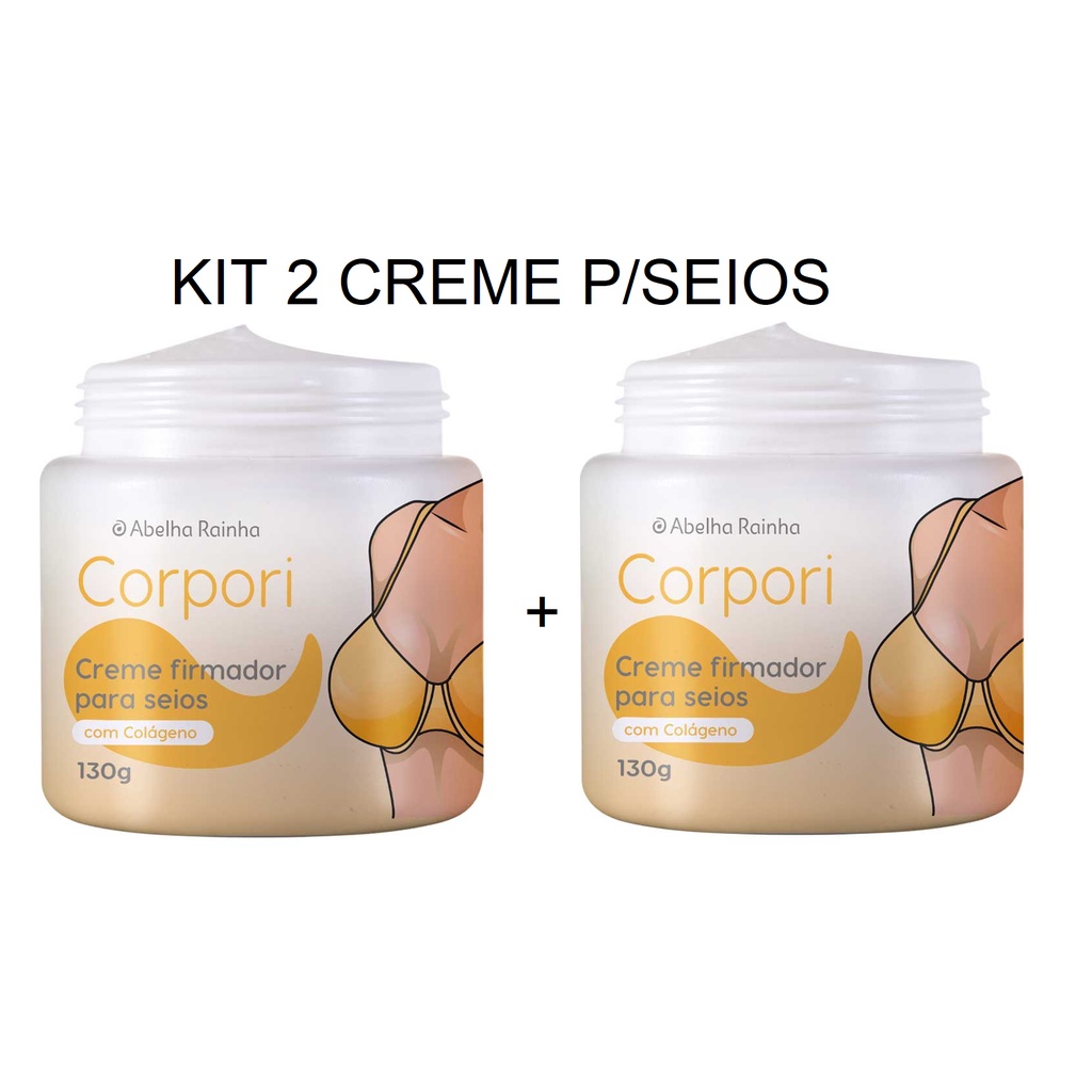 Kit 2 creme firmador para seios abelha rainha | Shopee Brasil