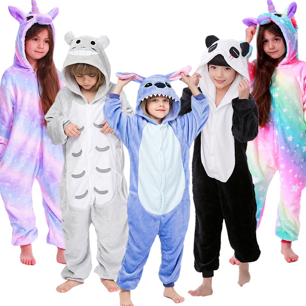 Pijama Infantil De Inverno Conjunto De Manga Longa Pijamas Kids Boys Meninas Dinossauro Fofo Onesies Baby Sleepwear