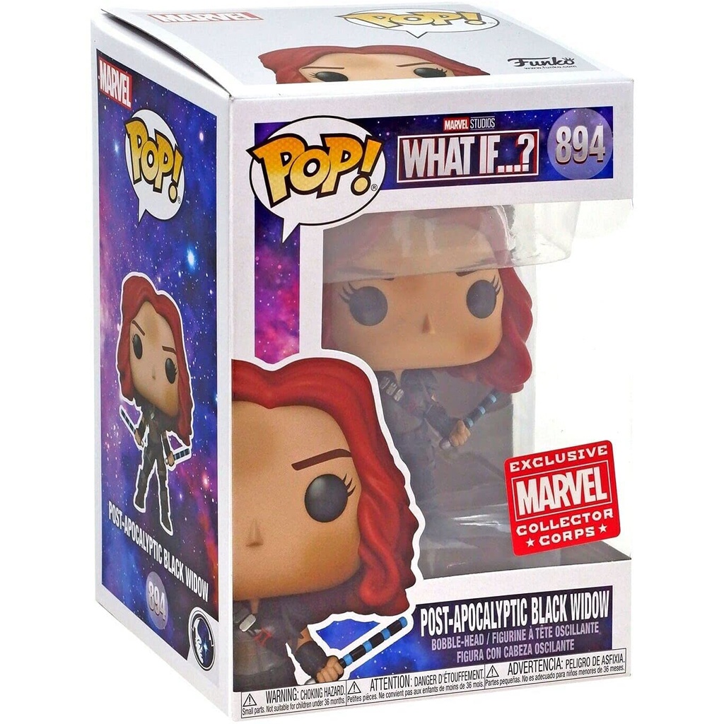 Funko Pop What If? Post Apocalyptic Black Widow 894 Exclusivo Marvel Collectors Corps Shopee