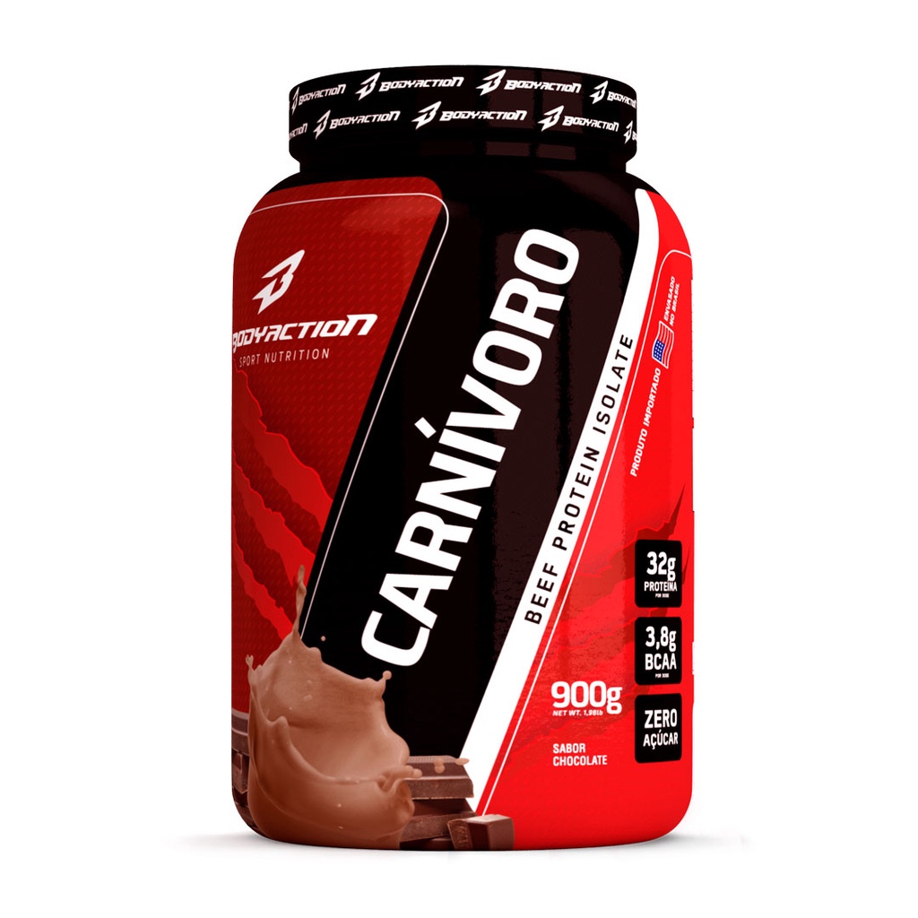 Whey Isolado Carnivoro 900g Proteína Isolada Da Carne Beef Protein Isolate – Bodyaction