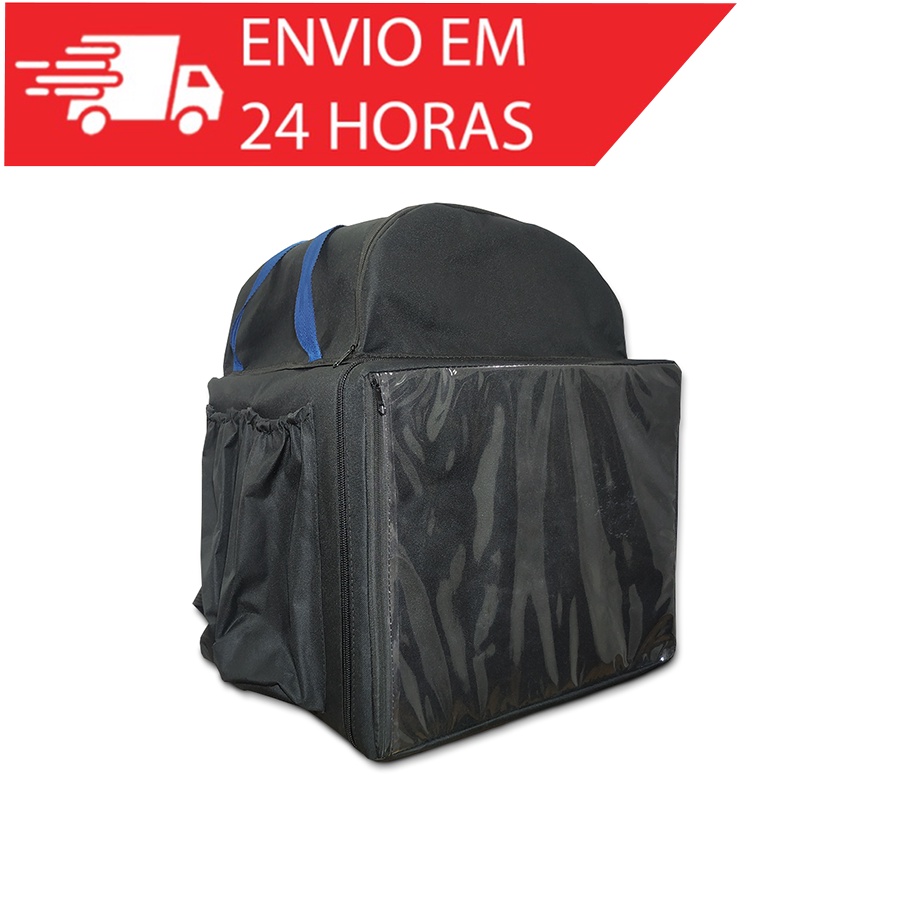 Mochila Preta Bag para Entregadores Motoboy, App, Delivery , Ifood ...