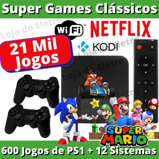 Game Retro 20 Mil Jogos + Função Smart + Versão Especial