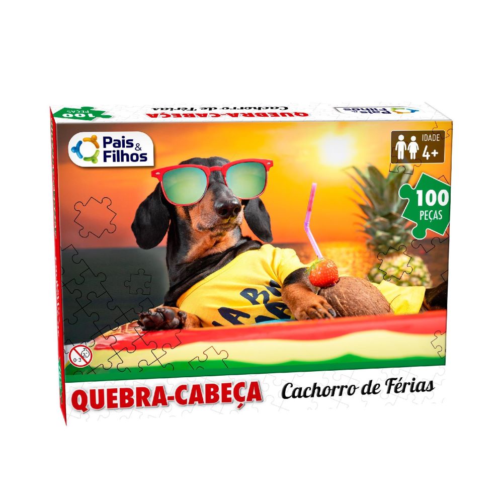 Quebra Cabeça Puzzle Grow Pets E Suas Origens 2 X 500 Pç/Quebra cabeça  cachorro