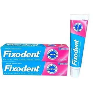 2 Fixodent 68g - 100% Original (2 Tubos) Unico Frete em Oferta na Shopee