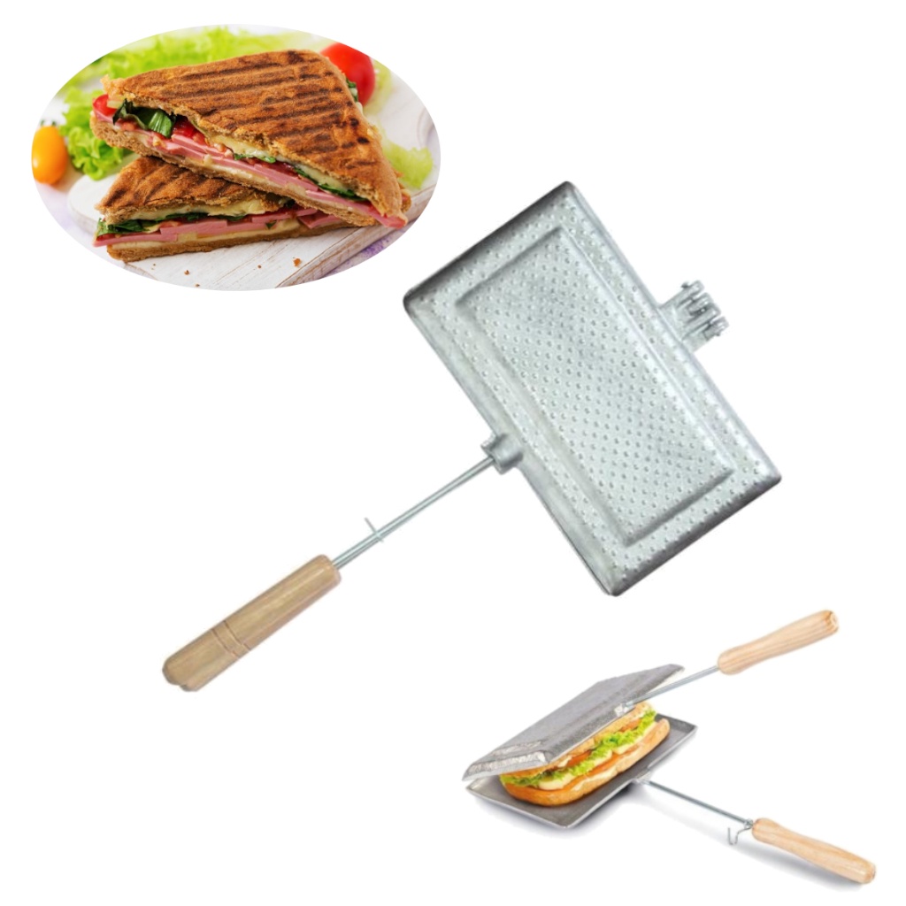 Sanduicheira Tostex Baurutex Duplo Forma Bauru Em Aluminio