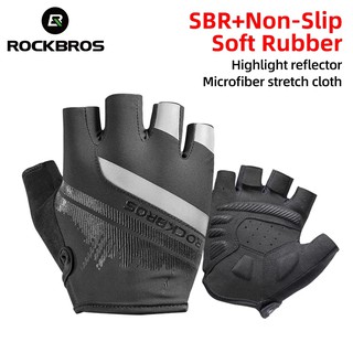 ROCKBROS Ciclismo Luvas Primavera Outono Dos Homens De Bicicleta Esportes À Prova De Choque Respirável MTB Mountain Bike Da Motocicleta