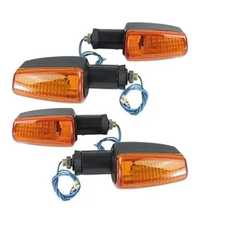 Pisca Seta Cg Titan Fan 125 150 Cb Xre 300 Cbx Twister 250 Completa Lente Amarela Kit c/4 em Oferta na Shopee