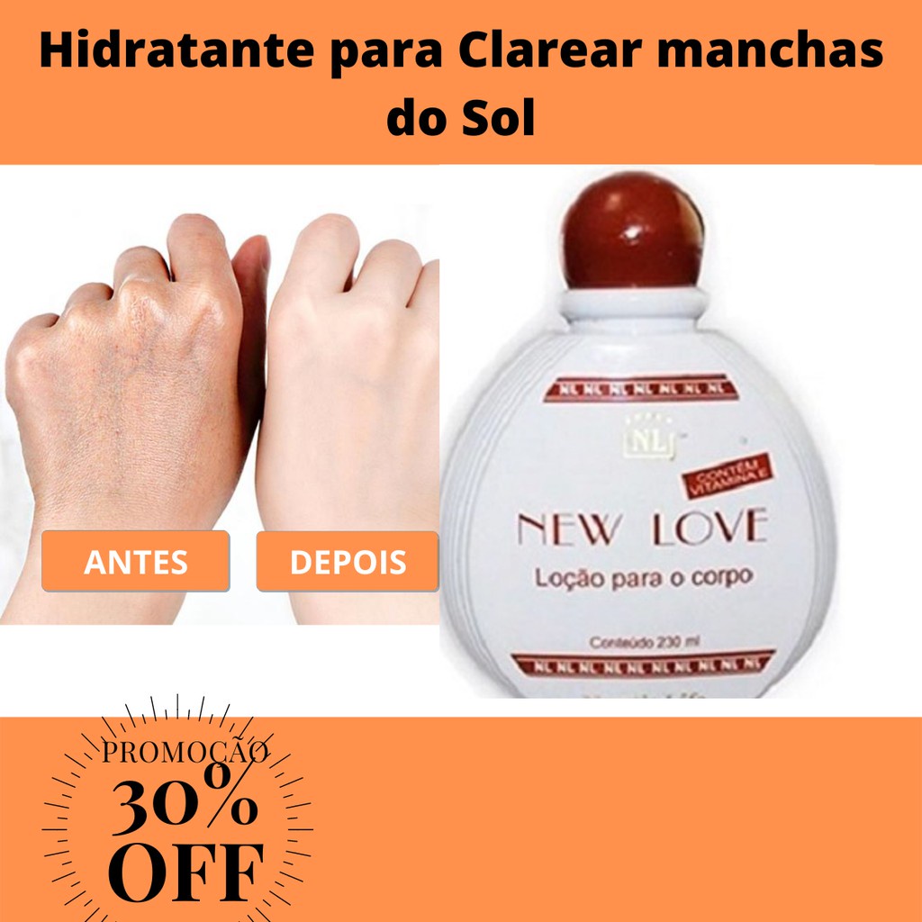 locão para o corpo new love 230 ml.