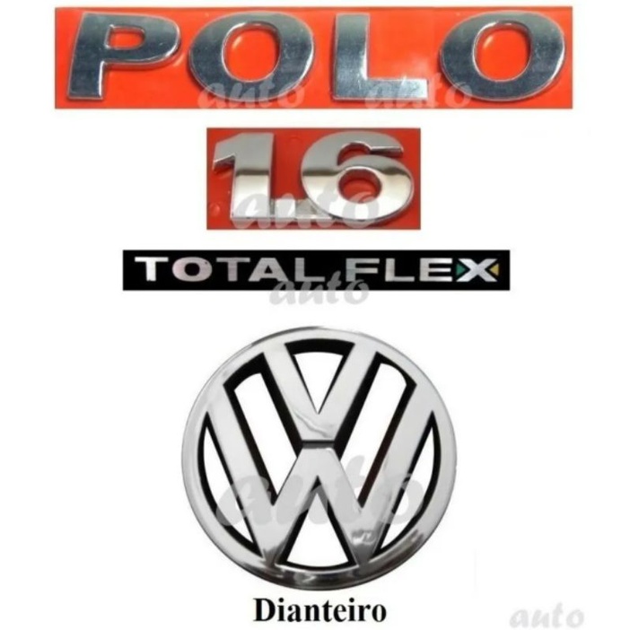 Emblema Totalflex VW Resinado