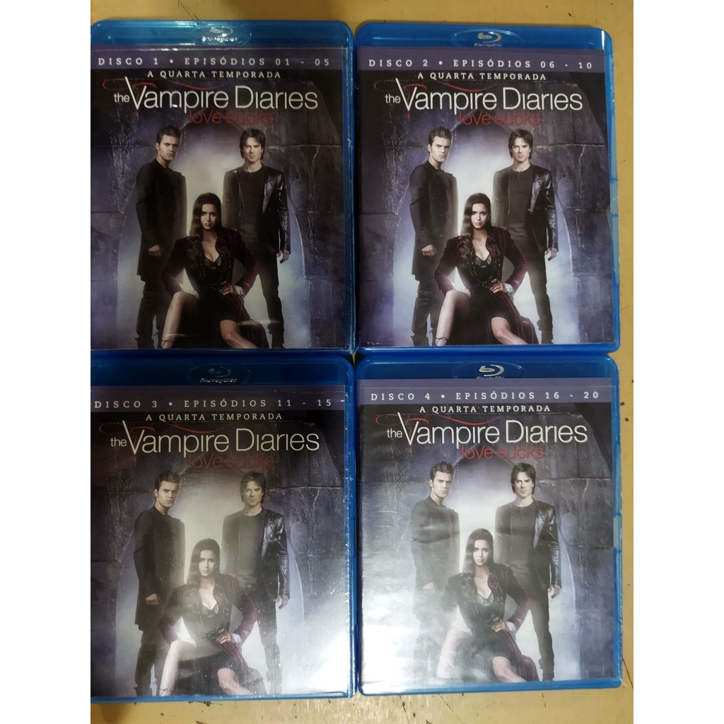 Blu Ray - Diário De Um Vampiro - Quarta Temporada - Lacrado