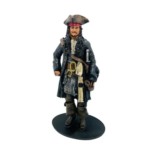 Boneco Jack Sparrow Filme Piratas do Caribe Colecionavel Estatua Resina