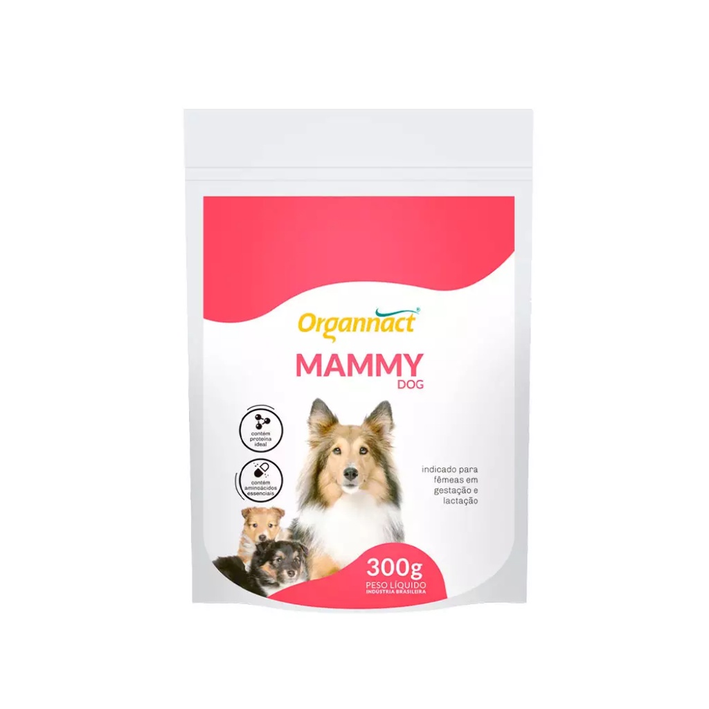 Mammy Dog Po Sache 300g Vitamina Pet Gestantes Organnact | Shopee Brasil