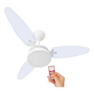 Ventilador De Teto Wind Light Cristal Led 18w Ponente Controle Remoto Lcg