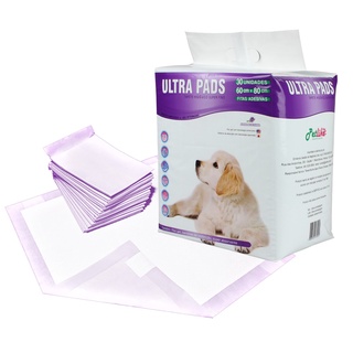 Tapete Higiênico Ultra Pads Lavanda Grande 60x80cm Kit 30un