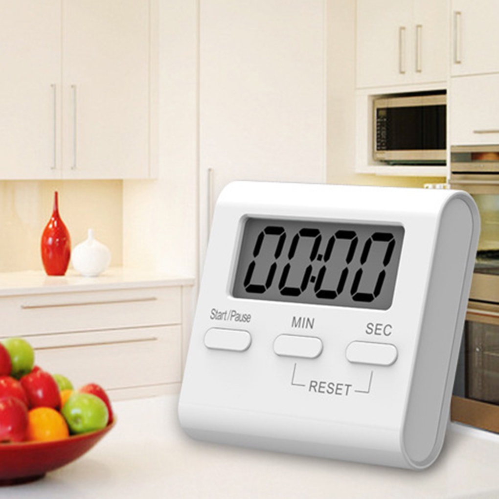 Branco lcd digital cozinha cozinhar temporizador contagem regressiva ...