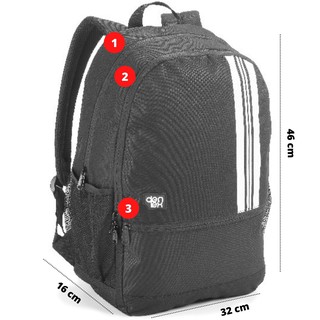 Mochila Barata Grande com Alça Reforçada de Costas