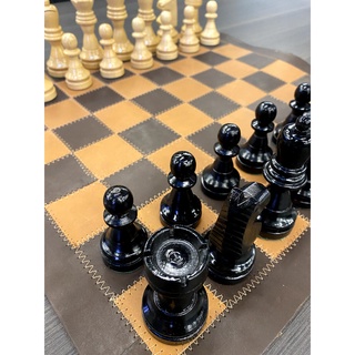 Tapete de xadrez, torneio de couro PU tabuleiro de xadrez enrolado tabuleiro  de xadrez enrolável - AliExpress