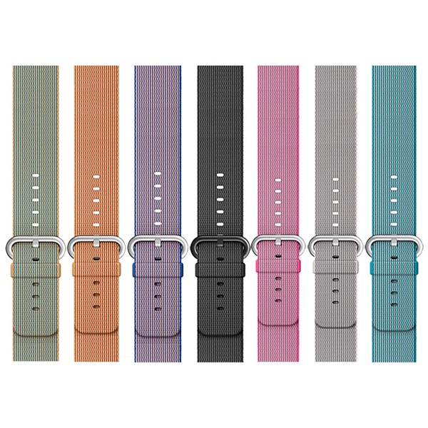 Pulseira Nylon tecido Social Fivela Cores Compativel Com Apple Watch 5 6 7 8 ultra / Iwo