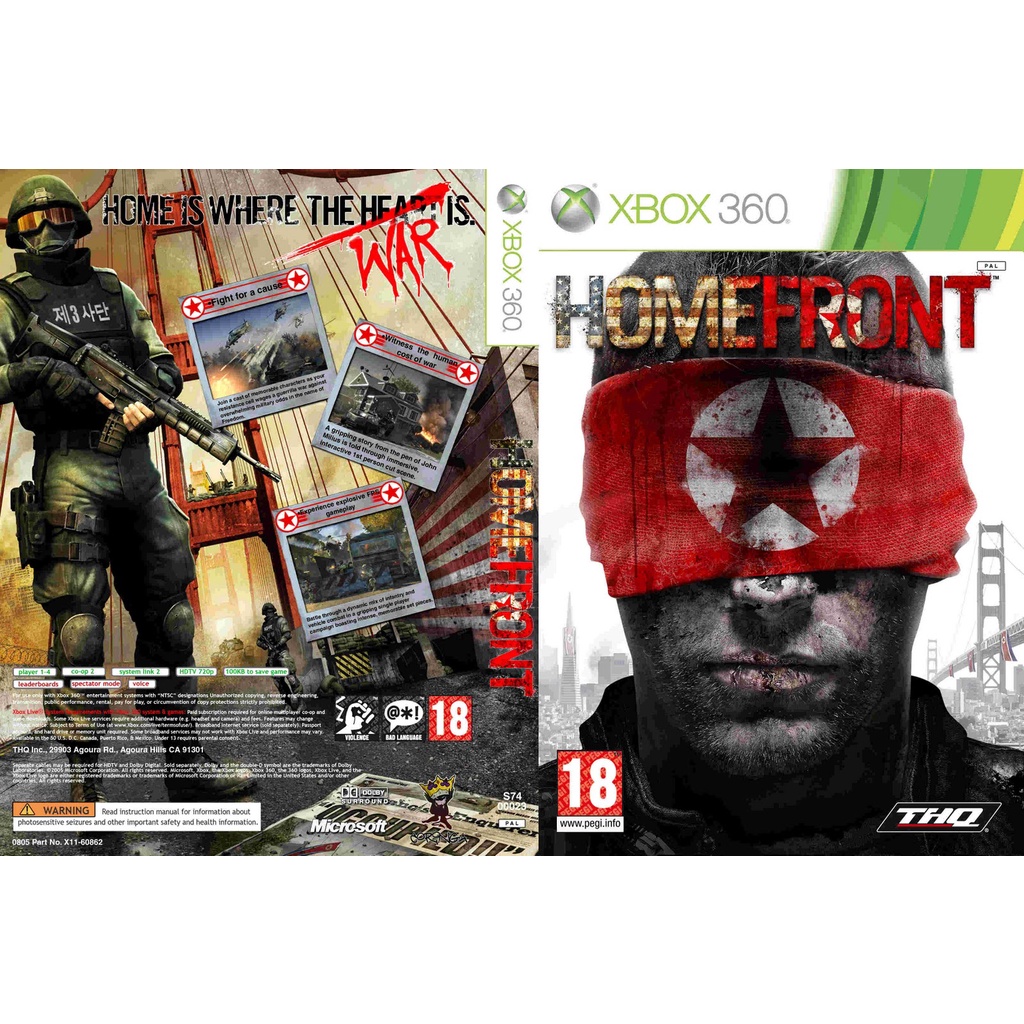 Homefront P/ XBOX360 (LTU/LT/JTAG/RGH) | Shopee Brasil