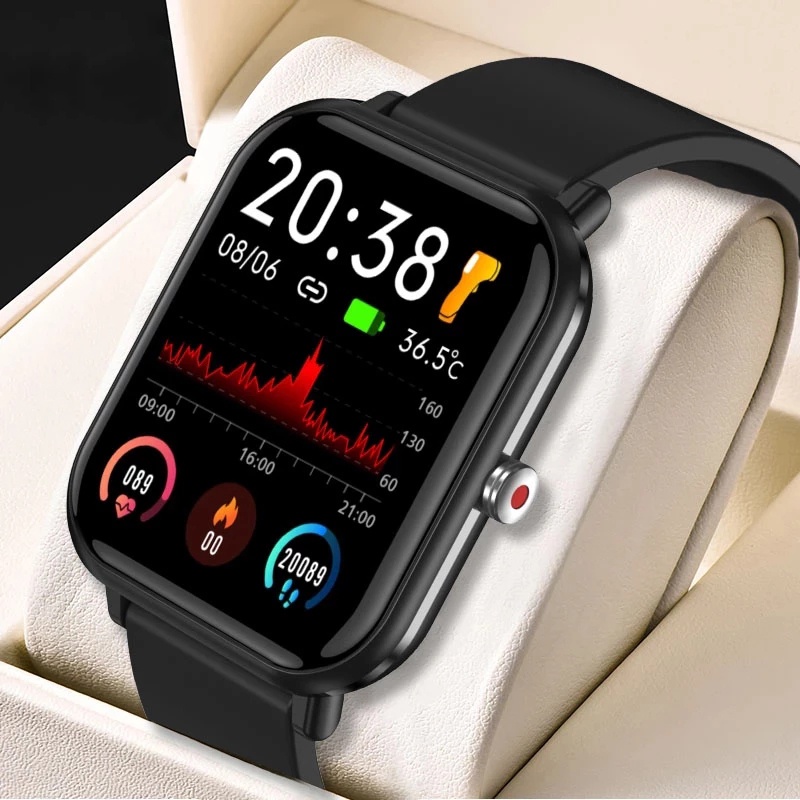 LIGE Novo Relógio Inteligente IP68 À Prova D'água Heart Rate Pressão Arterial Personalizado Rosto Esporte Smartwatch Para Android IOS