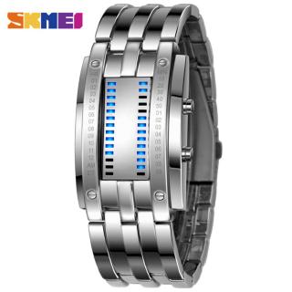 SKMEI Moda Criativa Relógios Homens Marca De Luxo LED Digital Display 50 m amante de Pulso À Prova D