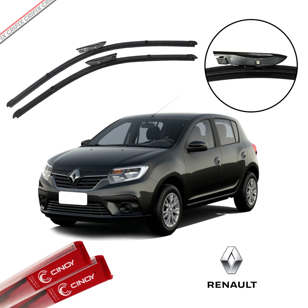 Palheta Dianteira Renault Sandero 2015 2016 2017 2018 2019 2020 2021 ...