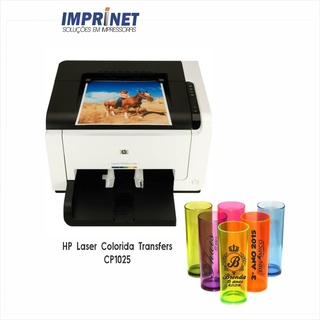 Impressora Laser Colorida HP CP1025, Transfer, adesivos, fotos, garantia 03 meses, + transformador 220v
