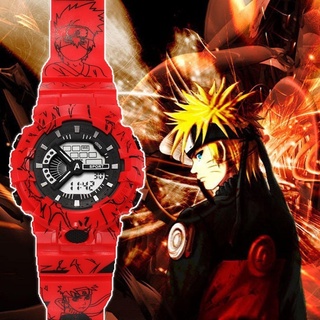 G shock Relógio Naruto Choque Uchiha Sasuke Dos Desenhos Animados Anime LED  Eletrônico Digital Watch Moda Lazer Sports À Prova D'água Presente  Periféricas