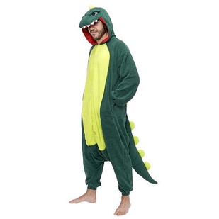 Pijama Kigurumi Dinossauro Skin Game Free Fire Unissex Macac o com Capuz Jhon House