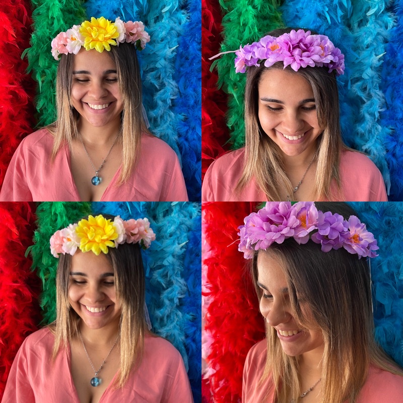 5 Tiara DE FLOR Ano Novo/Carnaval Shopee Brasil